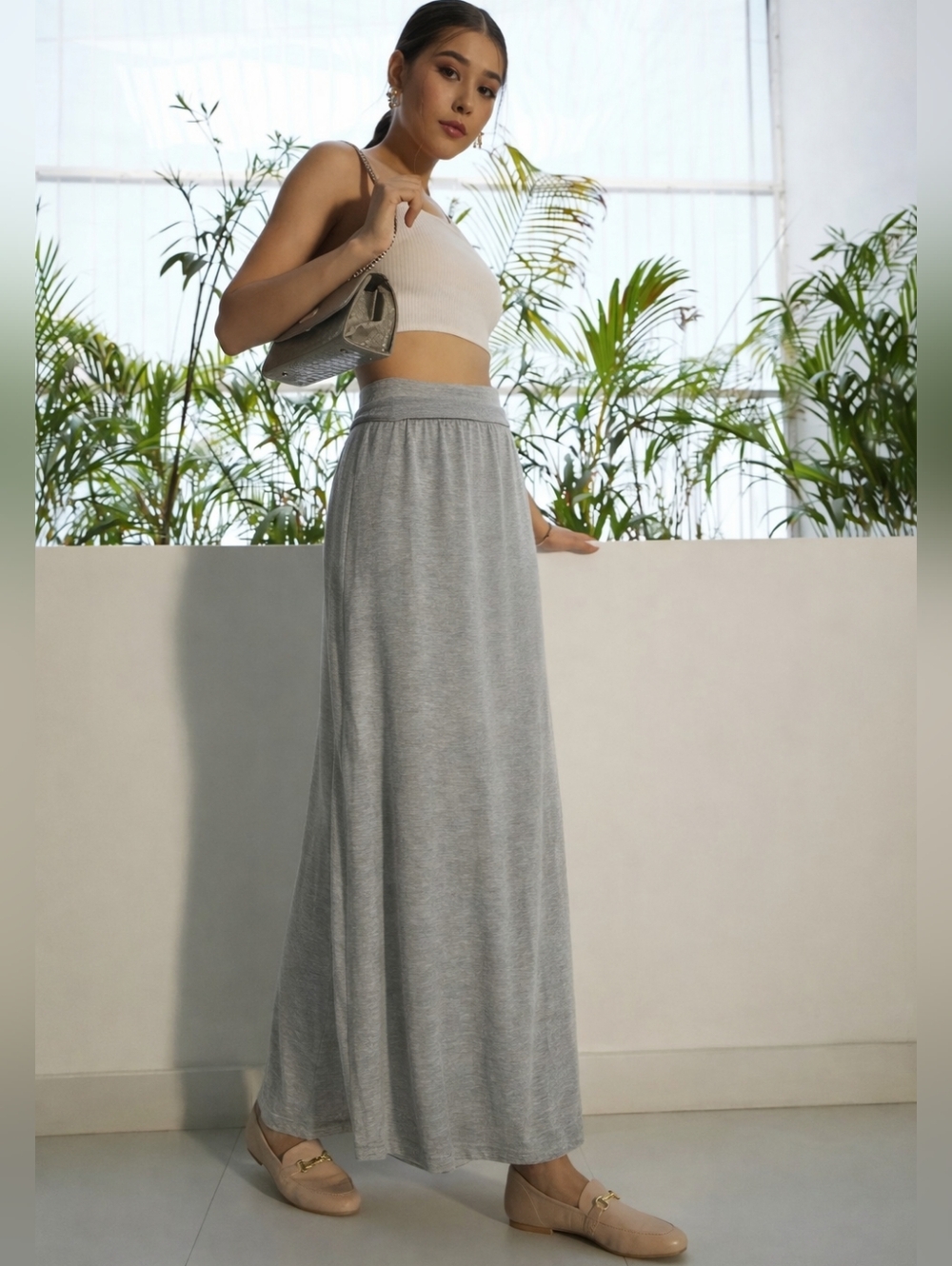 MAX STUDIO Everyday Stretch Jersey Maxi Skirt!